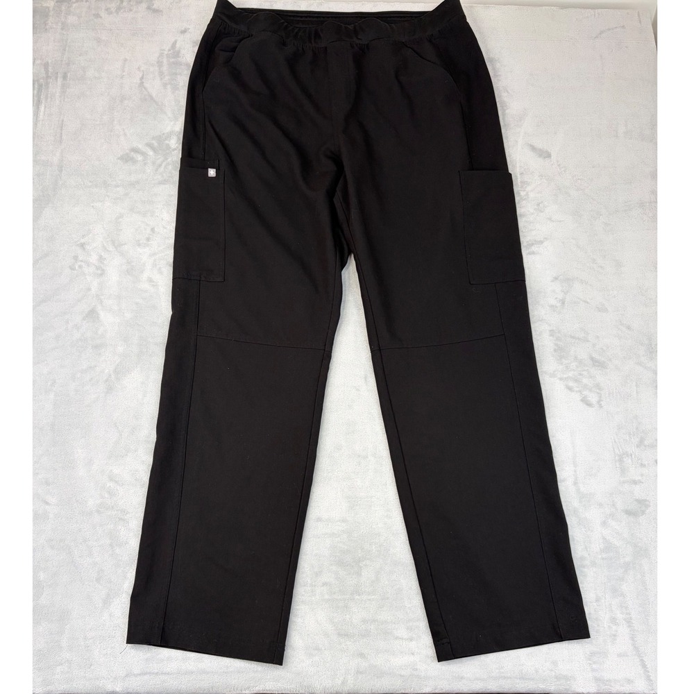 Figs Mens Scrub Pants Axim Technical Cargo XXL Black Medical Style T2001